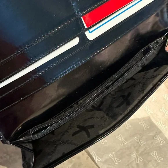 Paloma Picasso Genuine Leather Black Wallet - NEVER USED - Picture 5 of 6